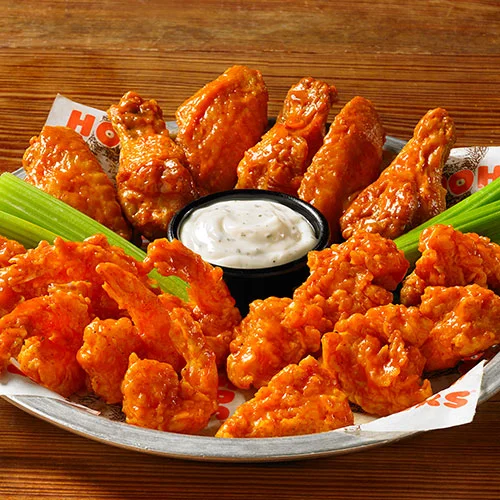 Entradas - Buffalo Platter - Hooters Cancún