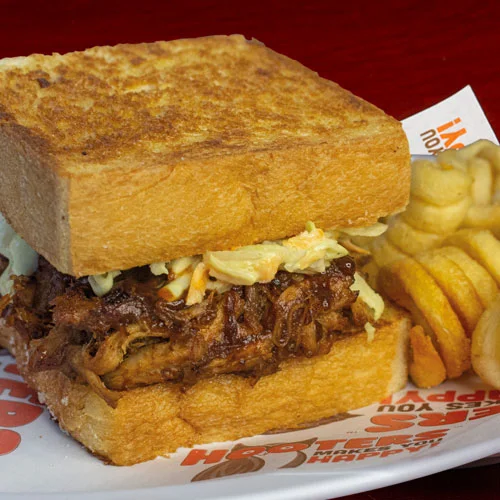 Pulled Pork Sandwich - Hooters Cancun